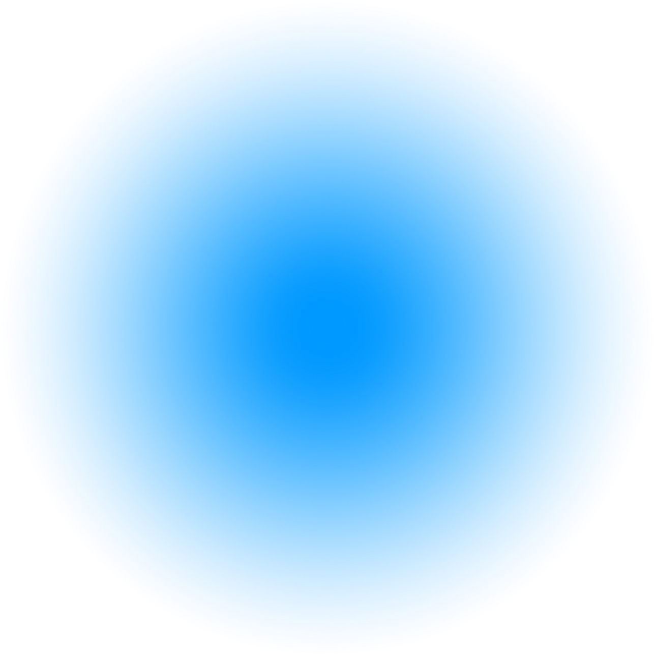 Blue blur circle