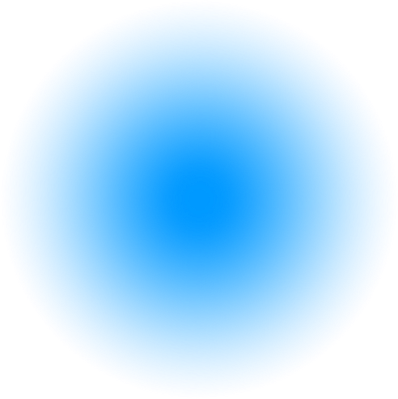 Blue blur circle